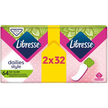 Прокладки ежедневные Libresse Dailies Style Slim 64 шт (7322540575477)