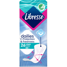 Ежедневные прокладки Libresse Dailies Fresh Long 26 шт (7322540802702)