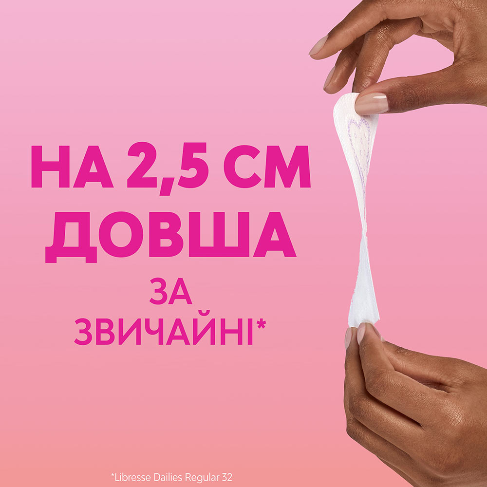 Внешний вид Ежедневные прокладки Libresse Dailies Fresh Long 26 шт (7322540802702)
