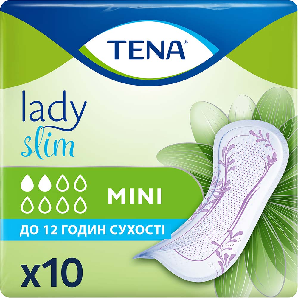 Прокладки урологические TENA Lady Slim Mini 10шт (7322540853254)