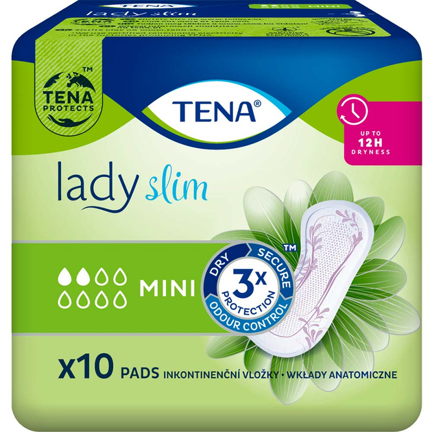 Прокладки урологічні TENA Lady Slim Mini 10 шт (7322540853254)