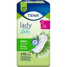 Прокладки урологічні TENA Lady Slim Mini Plus 16шт (7322540852868)