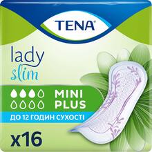 Прокладки урологічні TENA Lady Slim Mini Plus 16шт (7322540852868)