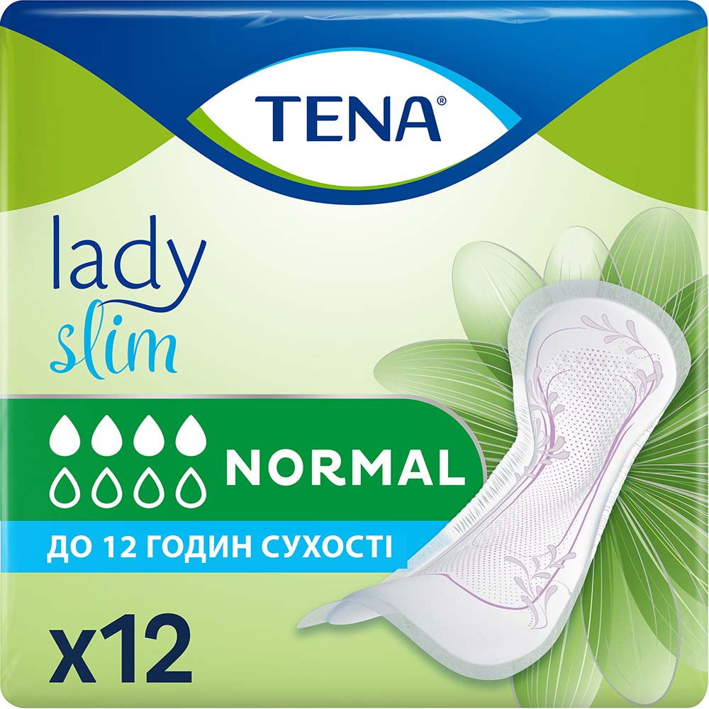 Прокладки урологические TENA Lady Slim Normal 12шт (7322540852127)