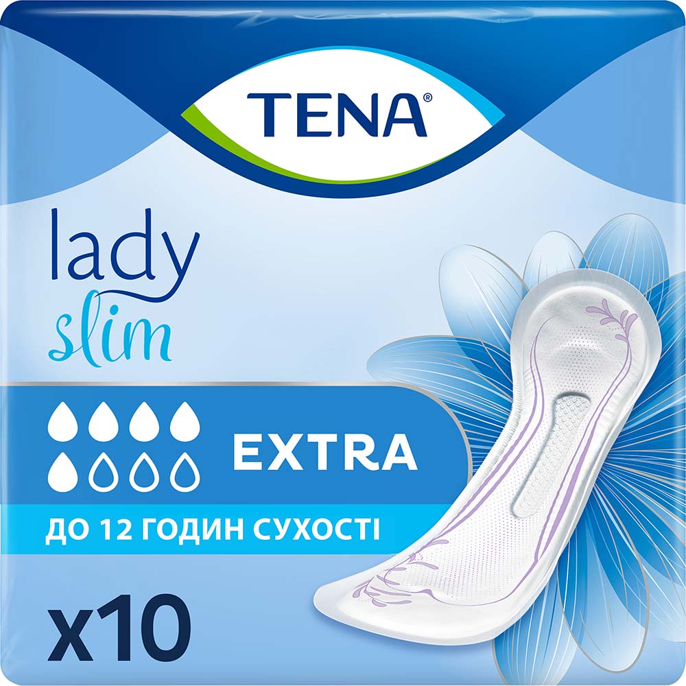 Прокладки урологічні TENA Lady Slim Extra 10шт (7322541451404)