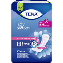 Прокладки урологічні TENA. Lady Protect+ Maxi 6 (7322540593129)