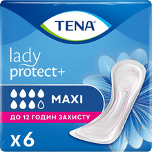 Прокладки урологічні TENA. Lady Protect+ Maxi 6 (7322540593129)