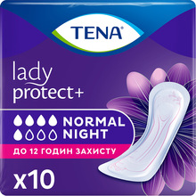 Прокладки урологічні TENA Lady Protect+ Normal Night 10 (7322541185477)