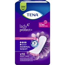 Прокладки урологические TENA Lady Protect+ Normal Night 10 (7322541185477)