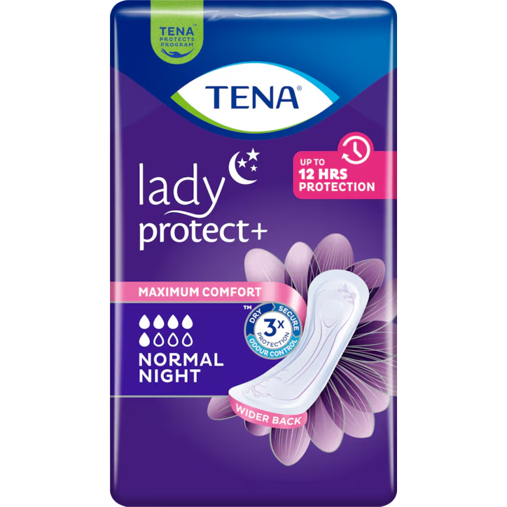 Прокладки урологічні TENA Lady Protect+ Normal Night 10 (7322541185477) Вид прокладки урологічні