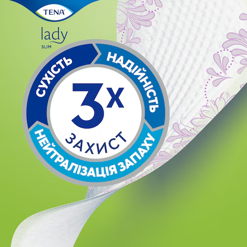 Прокладки урологічні TENA Lady Slim Ultra Mini 28 (7322541116082) Тип шкіри всі типи