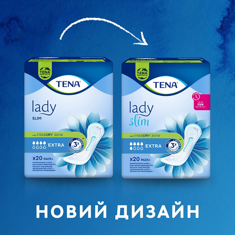 Прокладки урологические TENA Lady Slim Extra 20 (7322541451299) Вид прокладки урологические