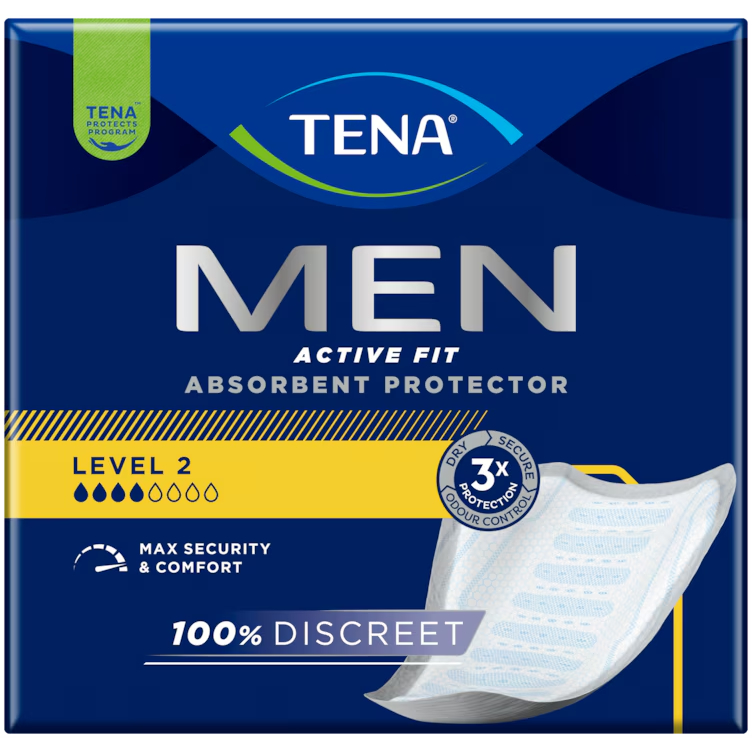 Прокладки урологічні TENA Men Active Fit L 2 20 (7322541493237) Вид прокладки урологічні