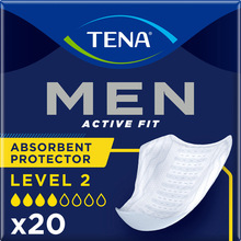 Прокладки урологічні TENA Men Active Fit L 2 20 (7322541493237)