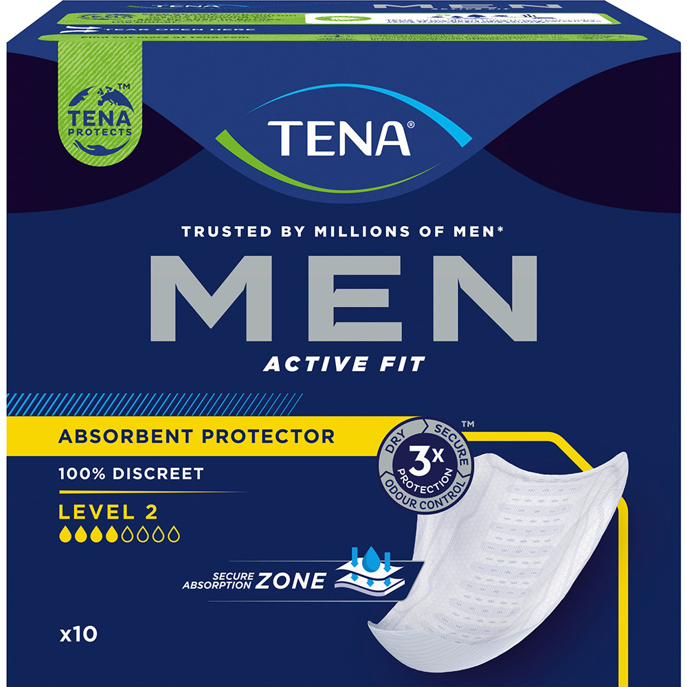 Прокладки урологические TENA Men Active Fit L 2'10 (7322540016413) Вид прокладки урологические