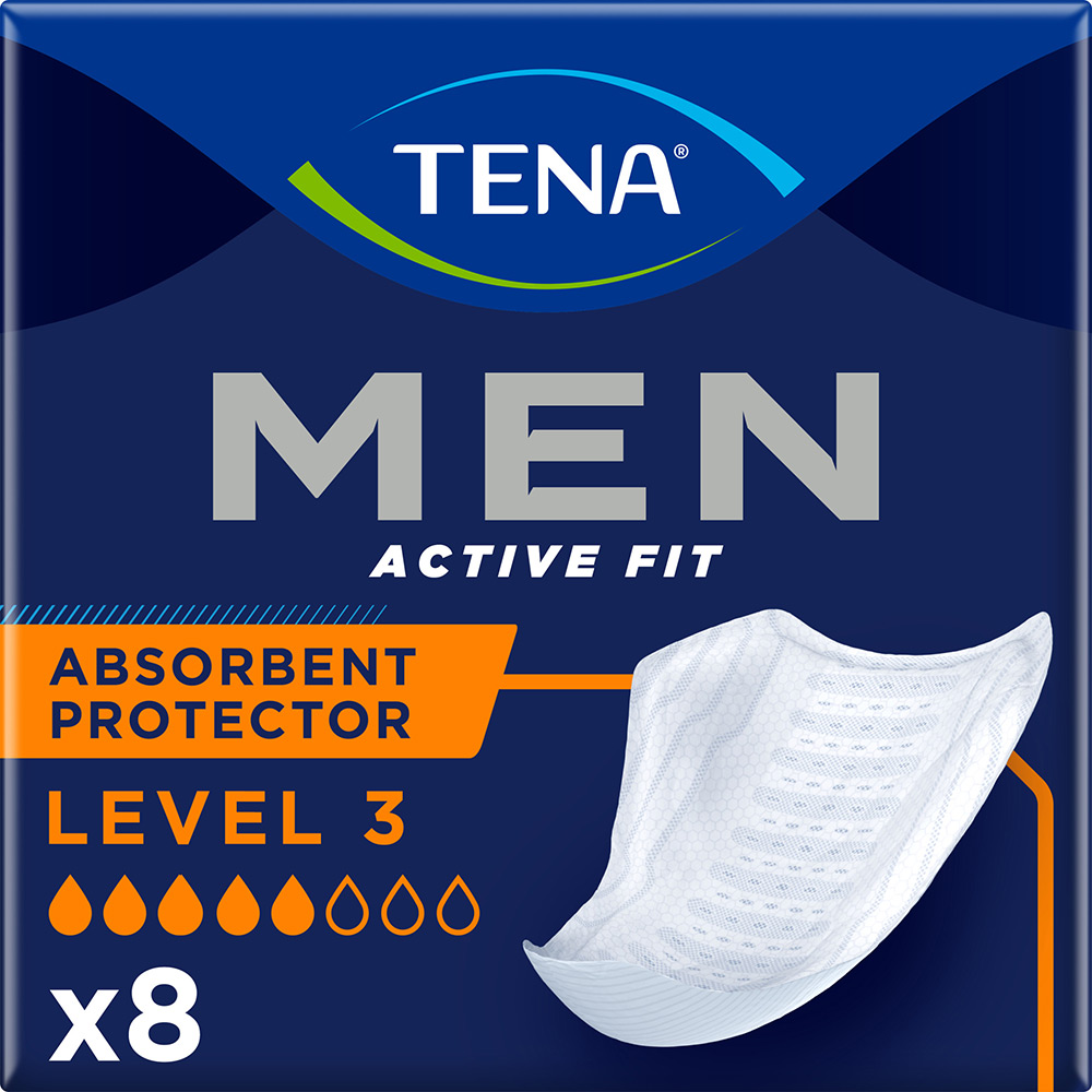 Прокладки урологічні TENA Men Active Fit L3'8 (7322540560602)