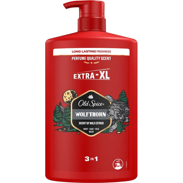 Гель для душа OLD SPICE Wolfthorn 3-в-1 1000 мл (80792530)