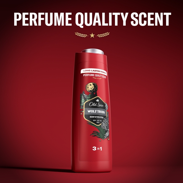 Гель для душу OLD SPICE Wolfthorn 3-в-1 400 мл (4084500978973) Призначення очищення