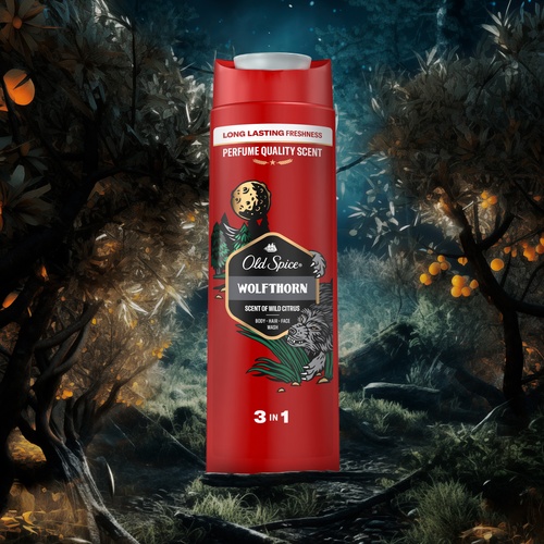 Гель для душу OLD SPICE Wolfthorn 3-в-1 400 мл (4084500978973) Тип шкіри всі типи
