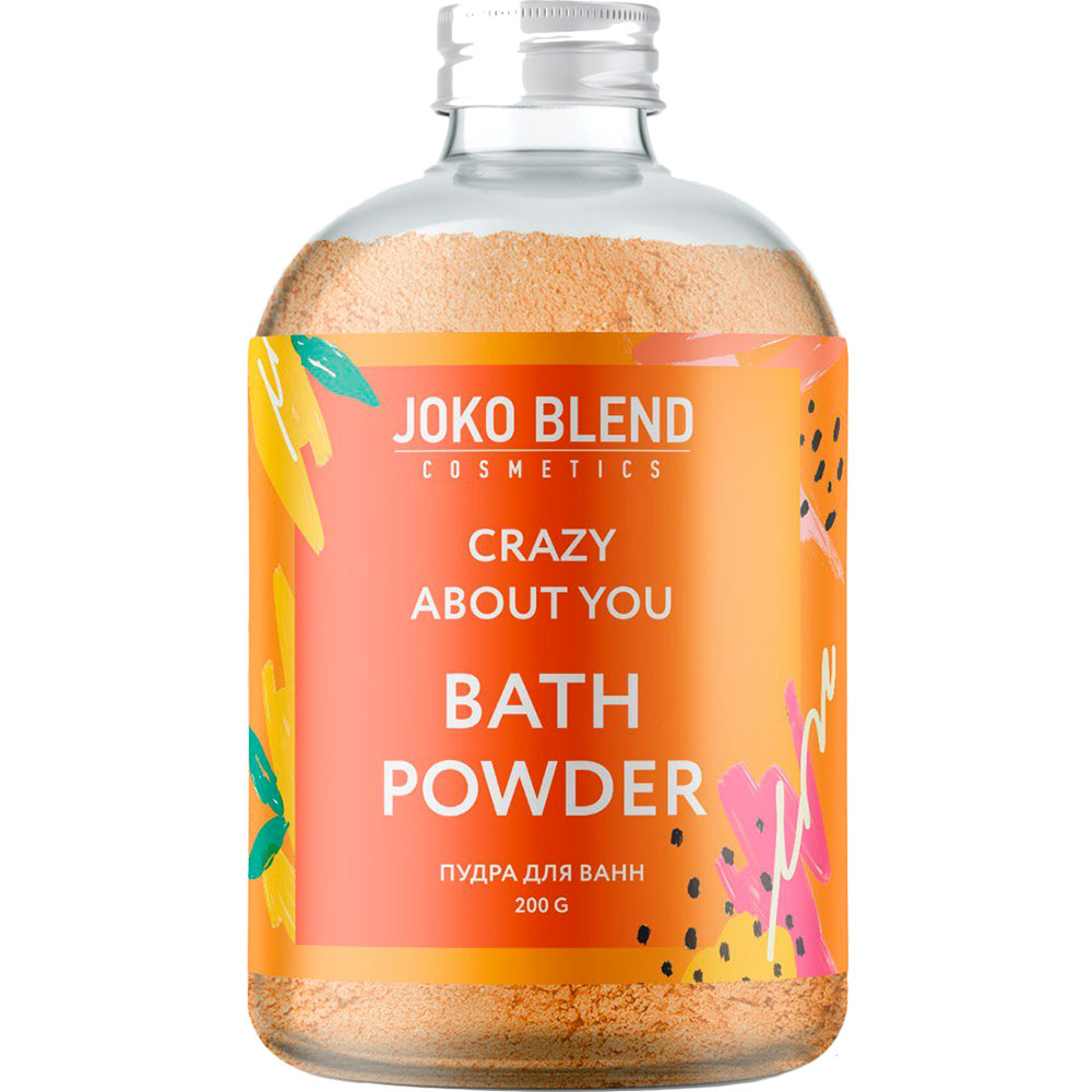 

Бурлящая пудра для ванны JOKO BLEND Crazy about you 200 г (834159), Вируюча пудра для ванни Crazy about you 200 г