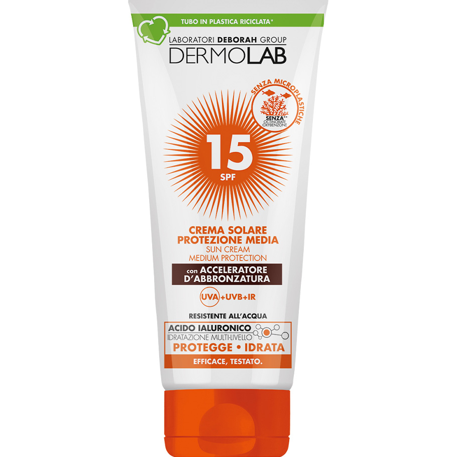 Сонцезахисний крем DERMOLAB SPF 15 200 мл (8009518443752) Сонцезахисний крем DERMOLAB SPF 15 200 мл (8009518443752)