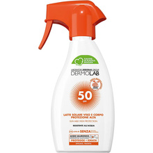 Сонцезахисне молочко для обличчя та тіла DERMOLAB SPF 50 250 мл (8009518491692)