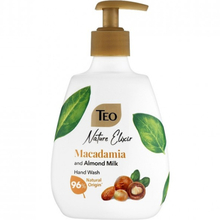 Жидкое мыло ТЕО Nature Elixir Macadamia and Almond milk 400мл (3800024049071)