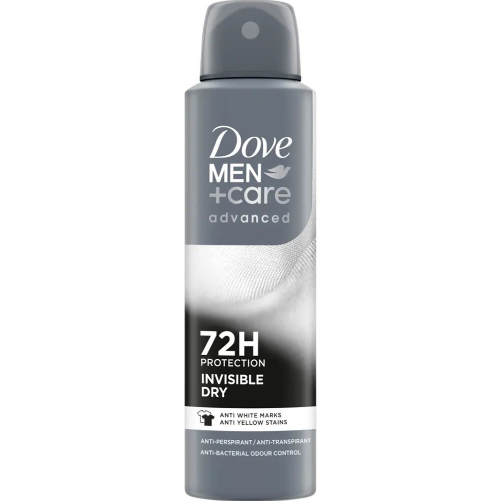 Антиперспірант DOVE Men+Care Невидима сухість 72 години 150 мл (8720181284359)