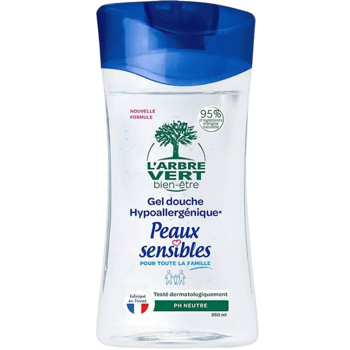 Гель для душа L'ARBRE VERT Чувствительная кожа 260 мл (3450601100529)