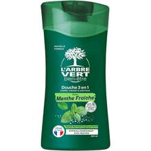 Крем-гель для душа L'ARBRE VERT 3 в 1 Свежая мята 260 мл (3450601100420)