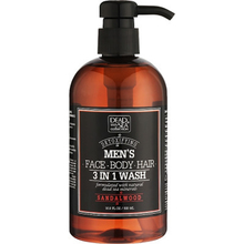 Гель для душу DEAD SEA COLLECTION Sandalwood чоловічий 3 в 1 для тіла, волосся та обличчя 500 мл (7290119481446)