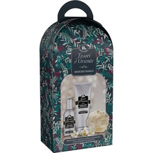 Набір TESORI D'ORIENTE Білий мускус Парфумована вода 100 мл + Гель для душу 250 мл + Губка для ванни (8089700582216)