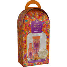 Набір TESORI D'ORIENTE Karma Парфумована вода 100 мл + Гель для душу 250 мл + Губка для ванни (8008970052212)