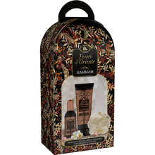 Набір TESORI D'ORIENTE Hammam Парфумована вода 100 мл + Гель для душу 250 мл + Губка для ванни (8008970582214)