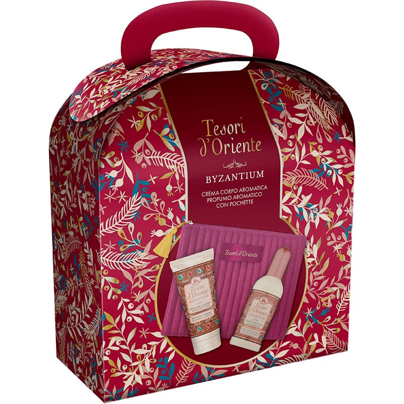 Набір TESORI D'ORIENTE Byzantium Парфумована вода 100 мл + Крем для тіла 75 мл + Косметичка (8008089700615)