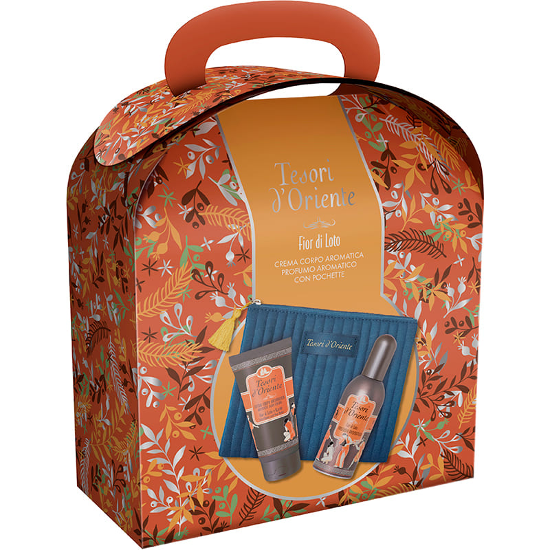 Набір TESORI D'ORIENTE Muschio Bianco Парфумована вода 100 мл + Крем для тіла 75 мл + Косметичка (8001580897006)