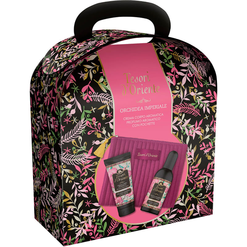 Набір TESORI D'ORIENTE Orchidea Парфумована вода 100 мл + Крем для тіла 75 мл + Косметичка (8008970058061)