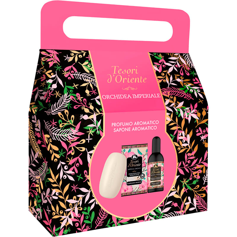 Набір TESORI D'ORIENTE Orchidea Парфумована вода 100 мл + Тверде мило 125 г (8008160897005)