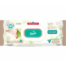 Вологі серветки DADA з екстрактом алое 72 шт (4820174980405)