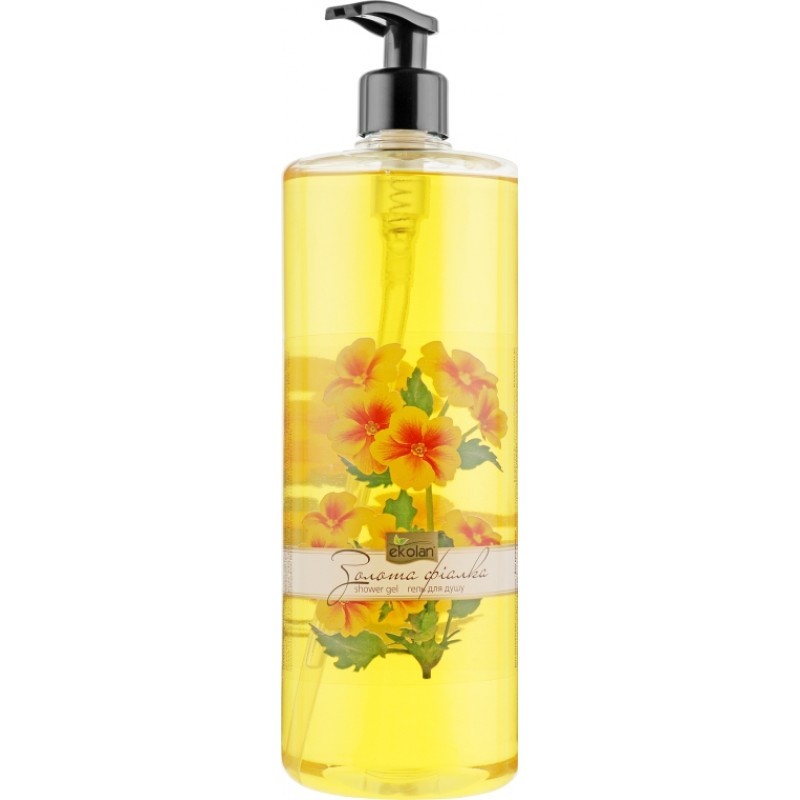 Гель для душа EKOLAN Золотая фиалка 1000 мл (4820217130651)