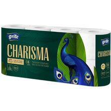 Купить Туалетная бумага GRITE Charisma 4 слоя 8 шт White (4770023348828/4770023000344)