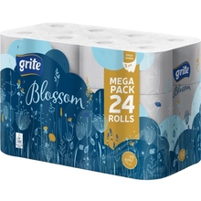 Туалетная бумага GRITE Blossom 3 слоя 24 рулона (4770023348712/4770023346763)