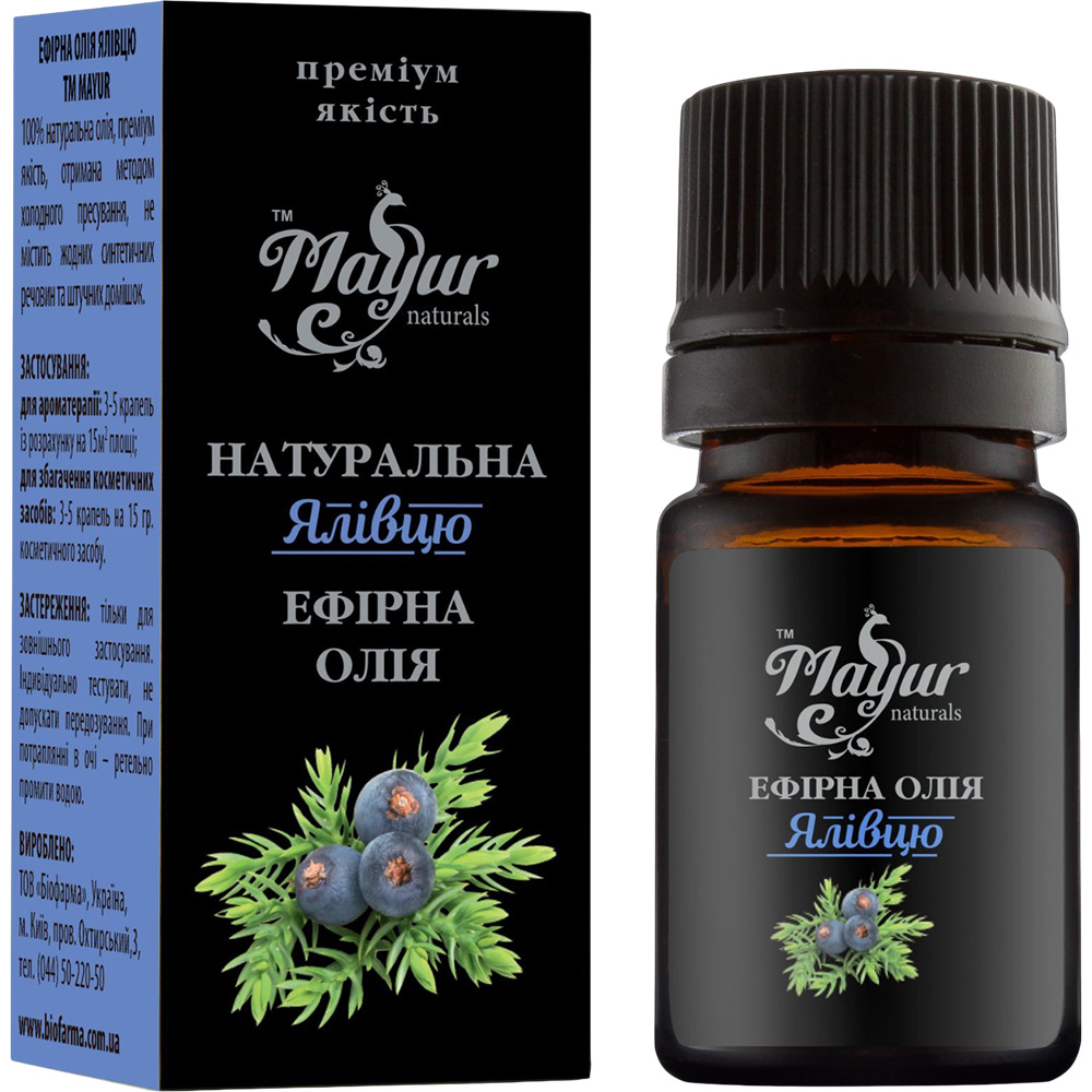 Эфирное масло Mayur Можжевельника 5 мл (4820230951837)