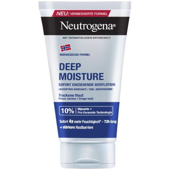 Лосьон для тела NEUTROGENA глубокое увлажнение для сухой кожи 75 мл (3574660577518/3574661750538)