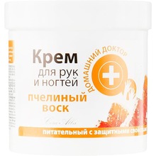 Крем для рук ДОМАШНІЙ ДОКТОР Бджолиний віск 250 мл (4823015924521)