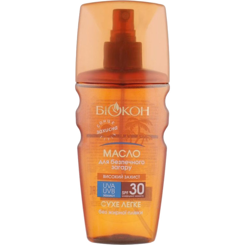Олія для засмаги Біокон Високий захист SPF 30 160 мл (4820160033269)
