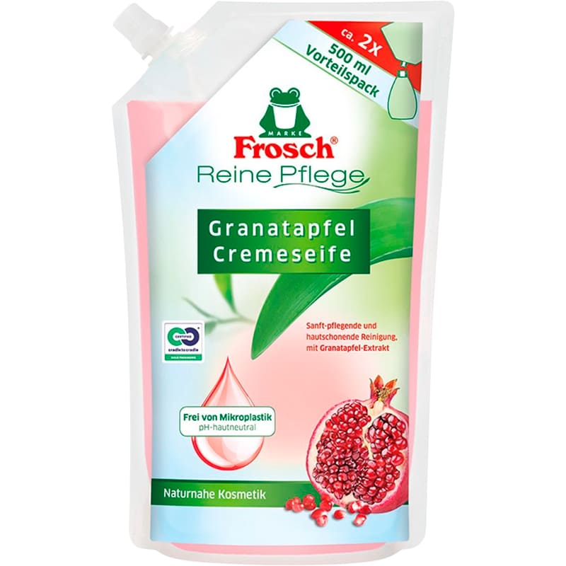 Жидкое мыло FROSCH Гранат 500 мл (4001499111198/4001499967412) Вид жидкое мыло