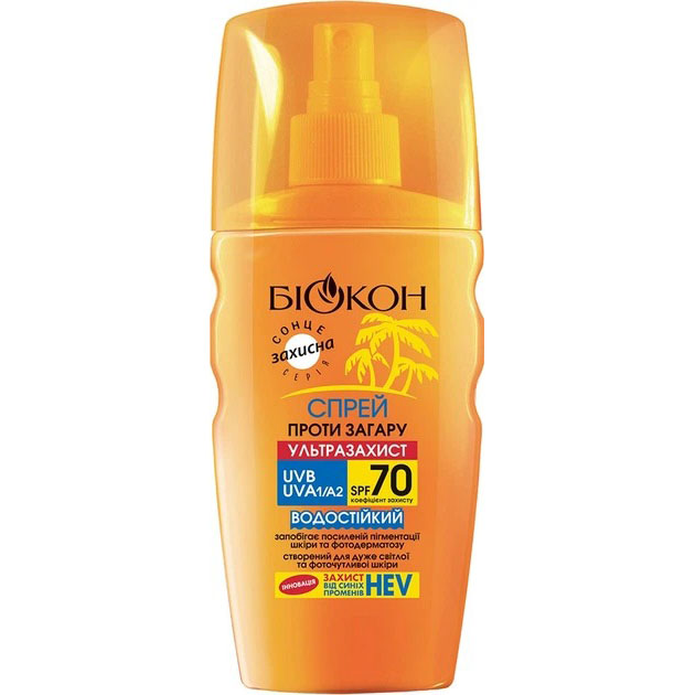 Сонцезахисний крем БІОКОН SPF-70 160 мл (4820160039544)