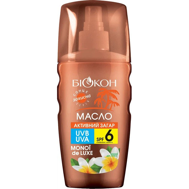 Олія для засмаги БІОКОН SPF-6 160 мл (4820160039742)
