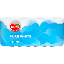 Туалетная бумага RUTA Pure White (4820023747555)